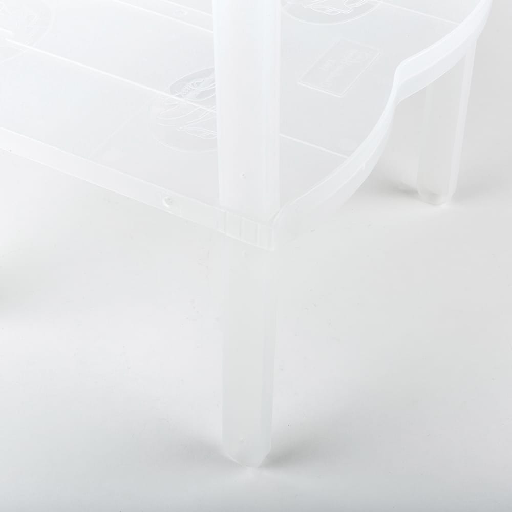 Zapatero blanco con 3 estantes 47x23x25cm