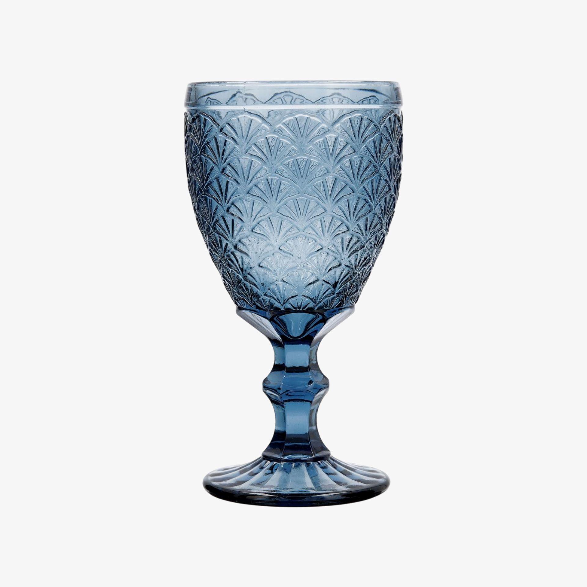 Copa de vidrio azul Marua 30cl