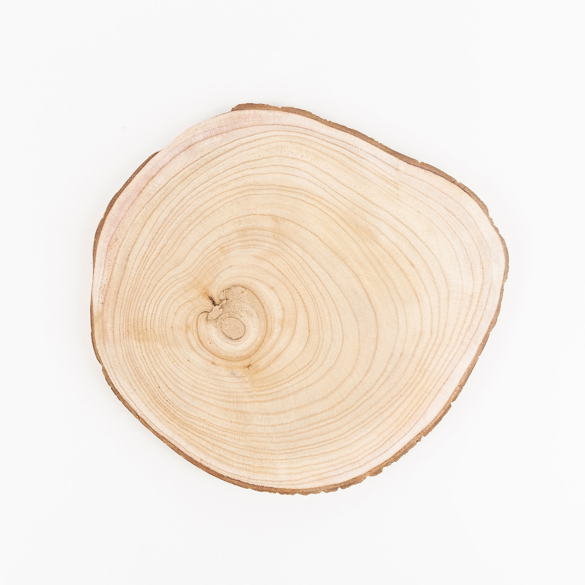 Centro de mesa corteza de madera Ø30cm