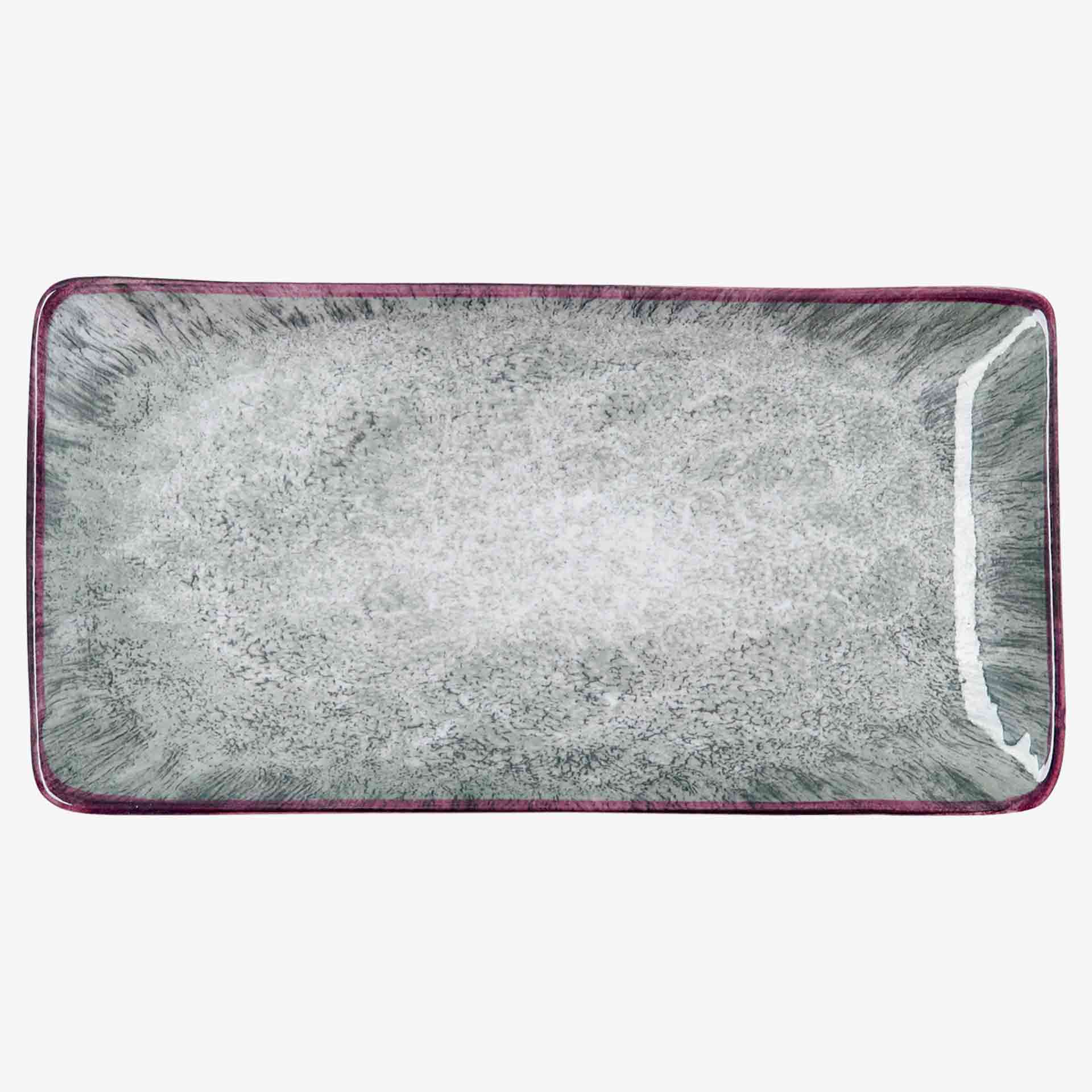 Bandeja de cer&aacute;mica Stela 27,5x16,3cm