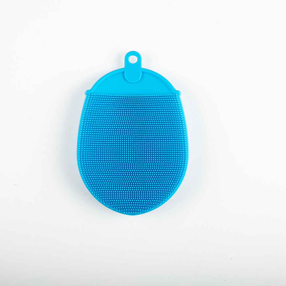 Guante con estropajo de silicona