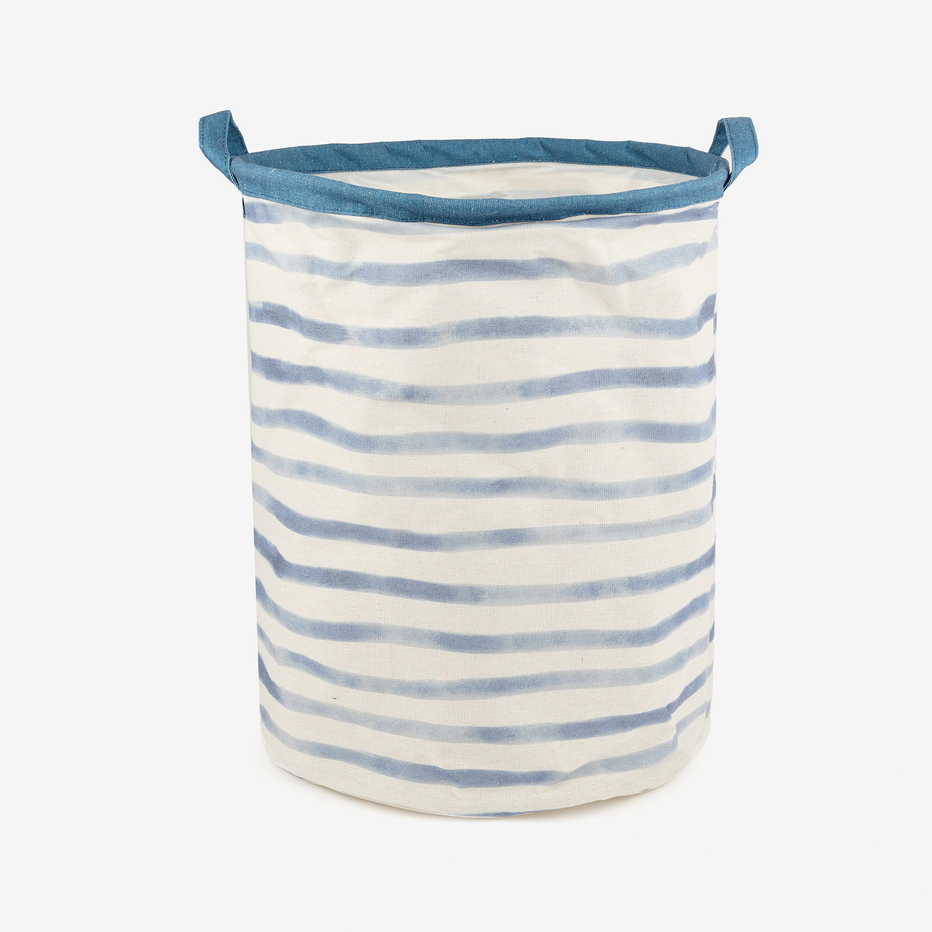 Cesta de ropa de rayas azules Blue &Oslash;35x45cm