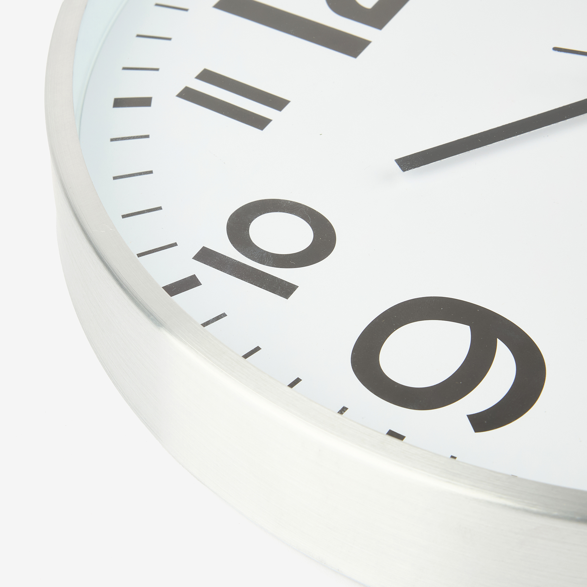 Reloj de pared de aluminio &Oslash;30cm