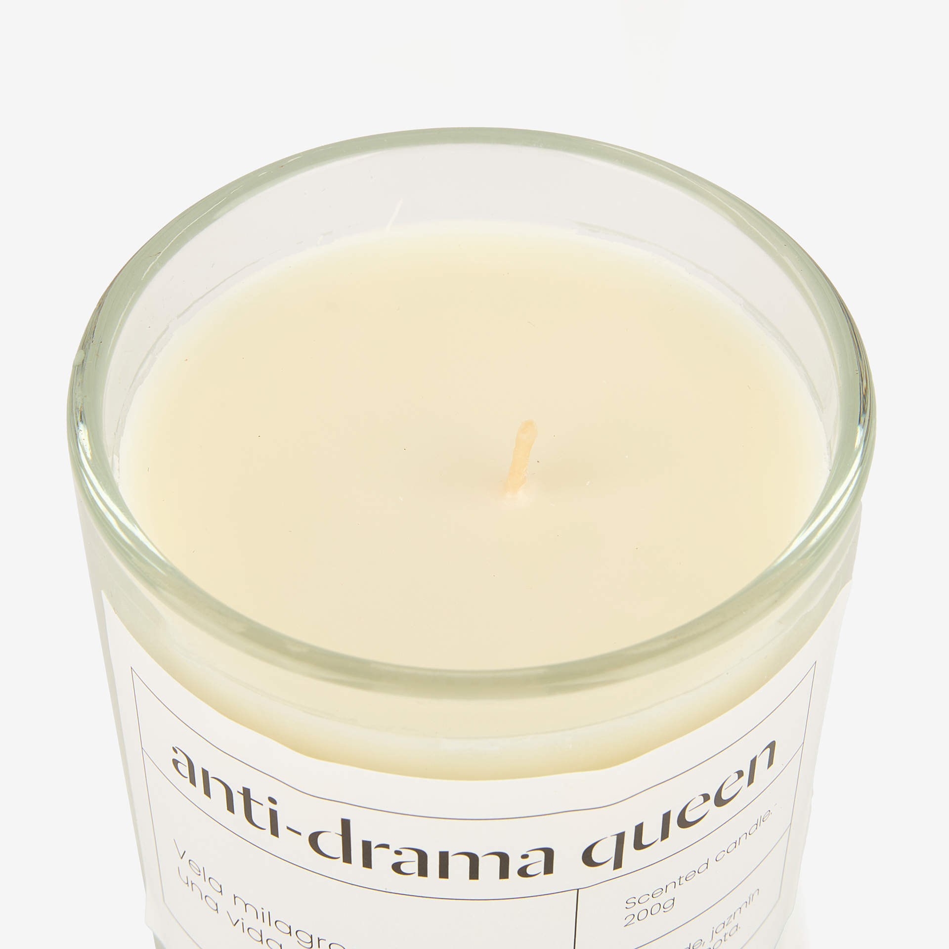 Vela aromática Anti-Drama Queen 200g Ø9x10cm Clau&Chloe