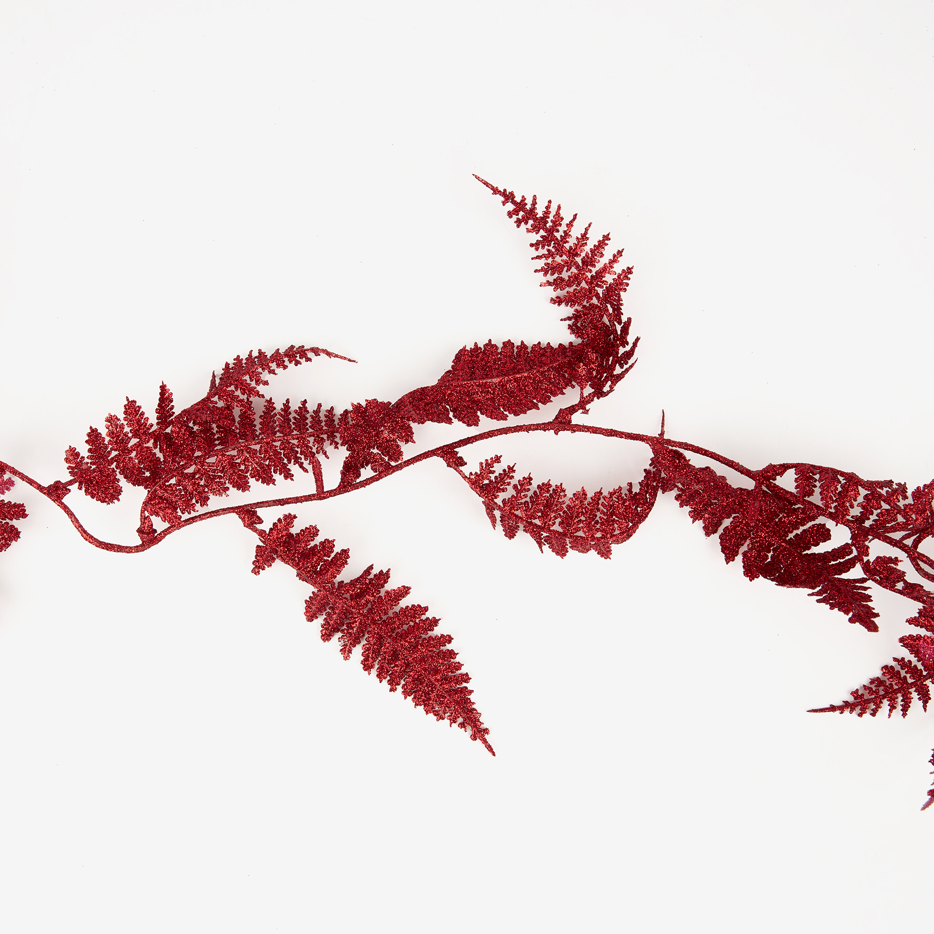 Guirnalda para &aacute;rbol de hojas rojas 180cm