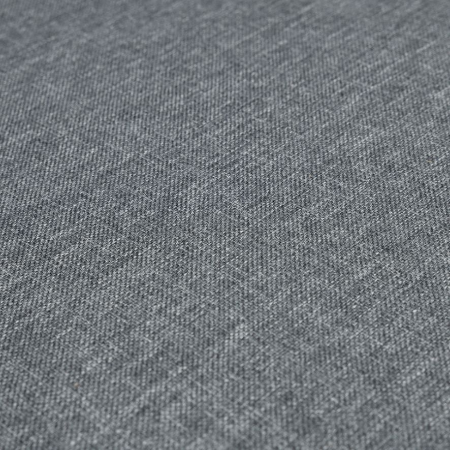 Sofá de 2 plazas de lino gris Padua 178x84,5x83cm