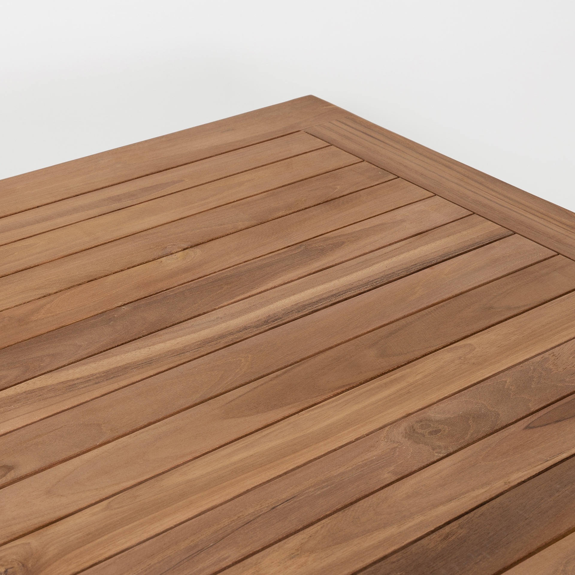 Mesa de jard&iacute;n de madera de teca Azores 140x80cm