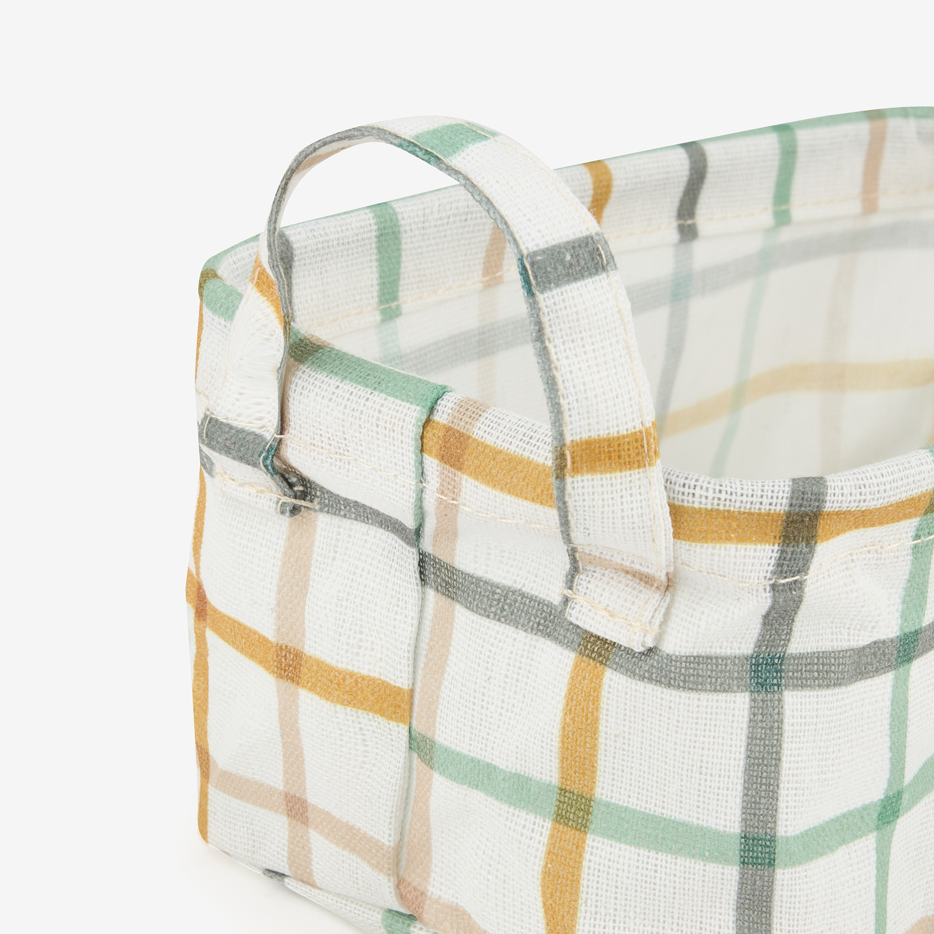 Set de 3 cestas cuadros Beida 28-25-11cm