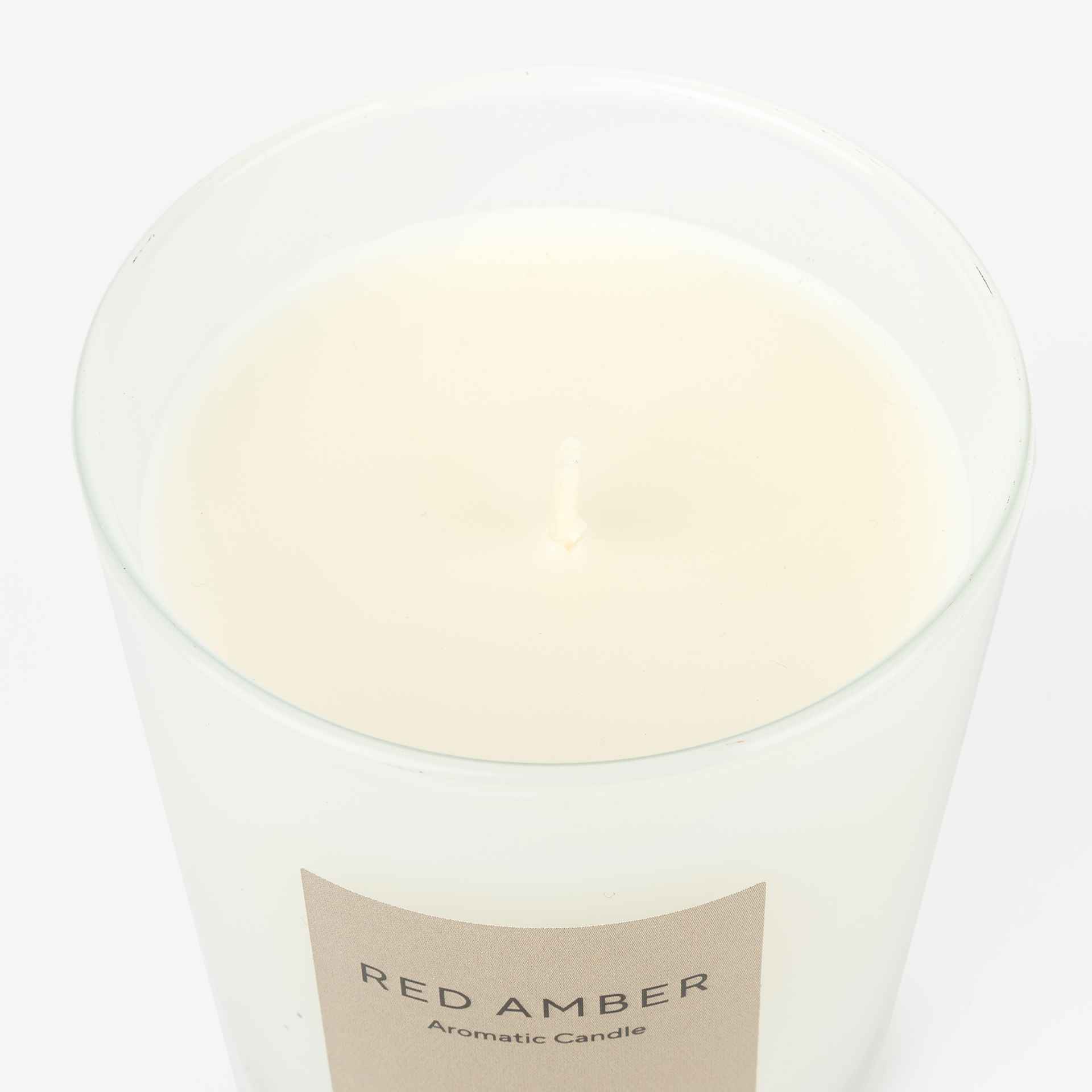 Vela aromática Red Amber en vaso de cristal 180gr Casa Viva