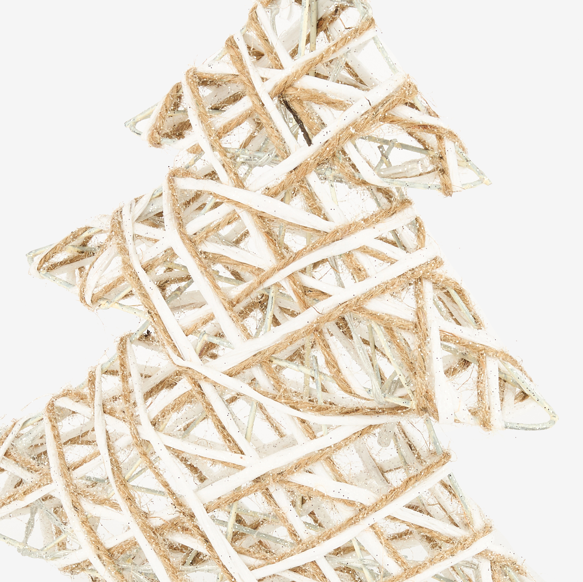 Árbol decorativo con luz LED gris 30cm