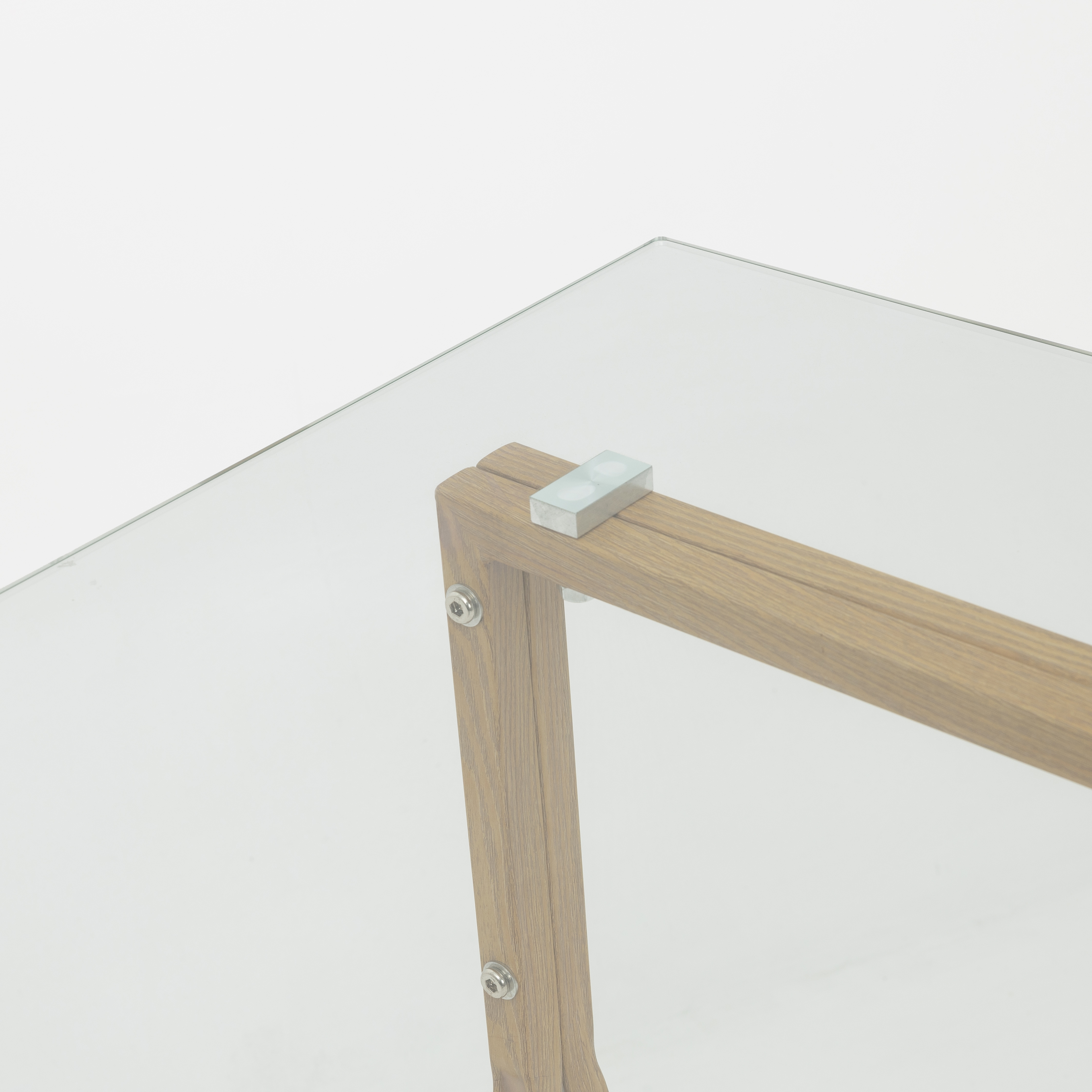 Escritorio de cristal Wood Pattern 120x60x75cm