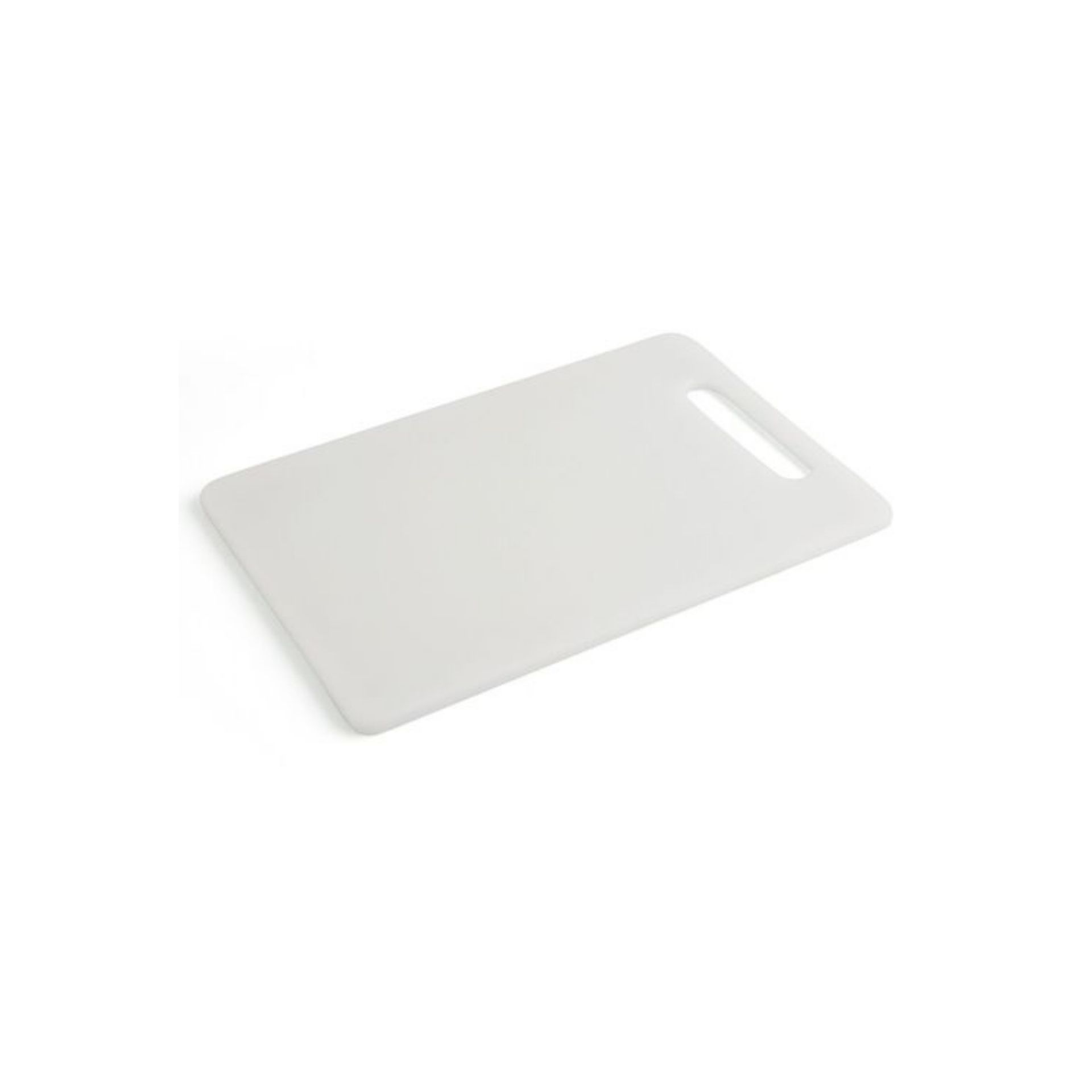 Tabla de cortar de polipropileno blanco 36x25cm