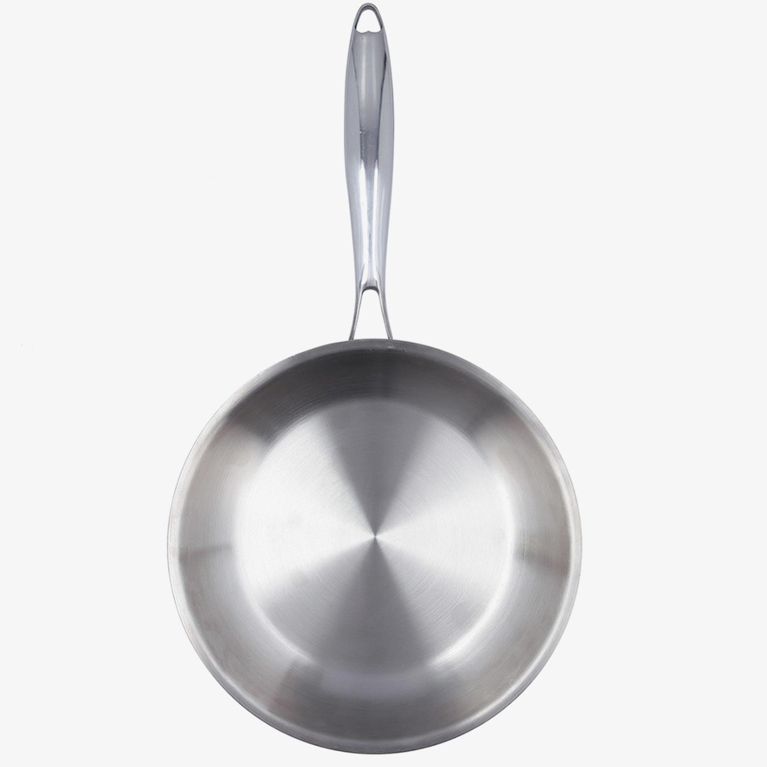 Sarten de acero in&oacute;xidable Cromo 30cm 