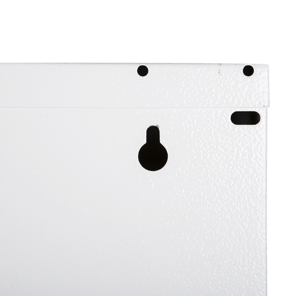 Zapatero blanco metálico 3 departamentos 50x14x103cm