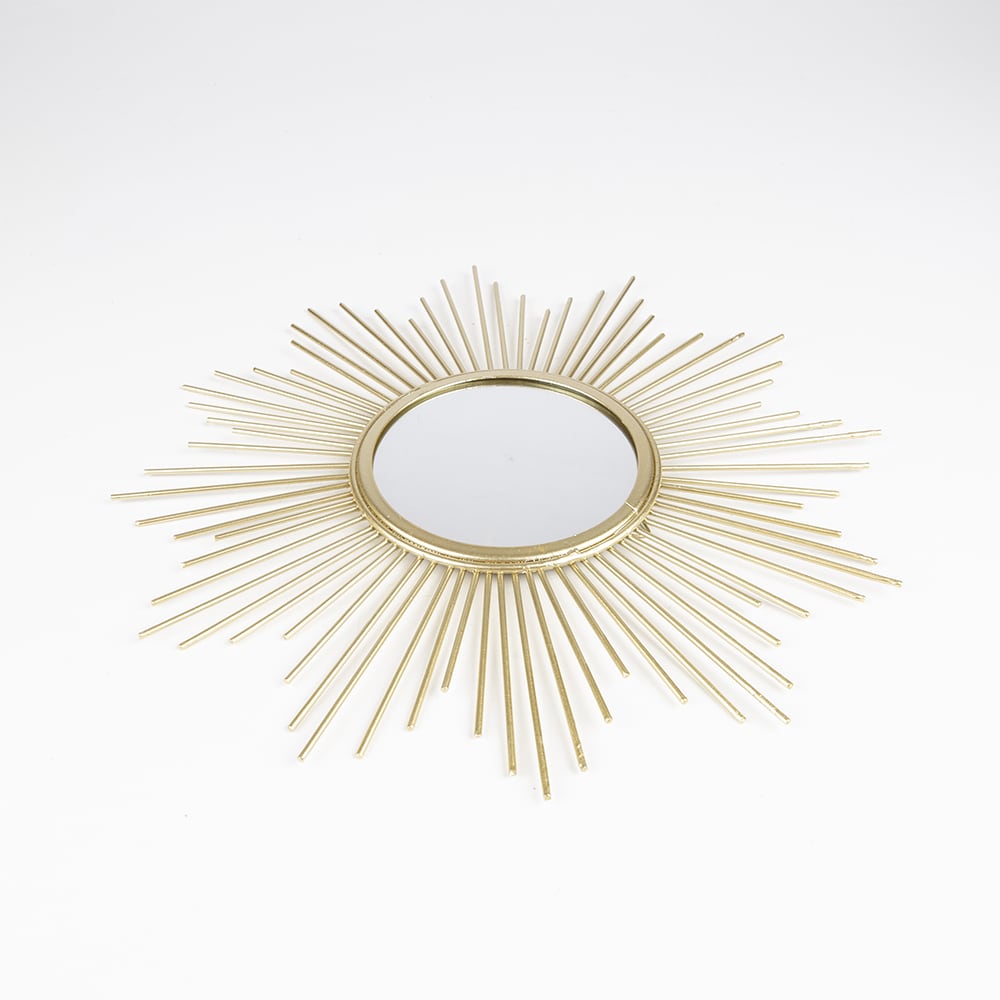 Espejo de metal Sun 32cm
