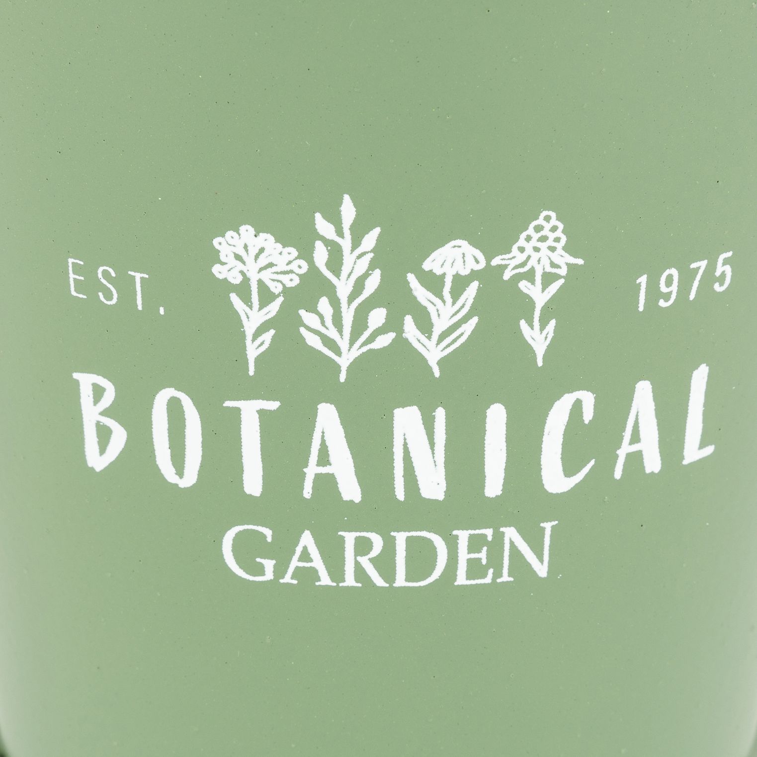 Macetero verde de metal Botanist &Oslash;12x12cm