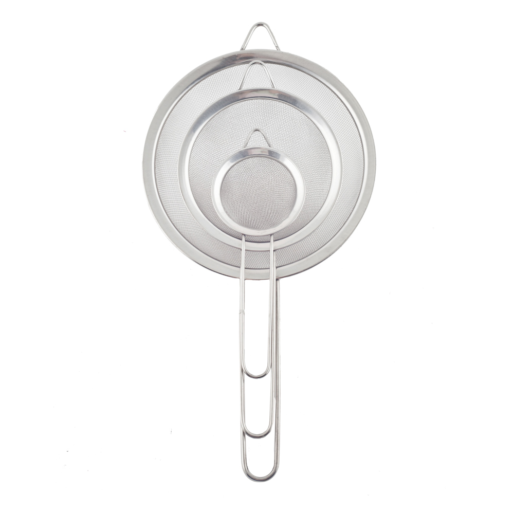 Conjunto de 3 coladores acero inoxidable