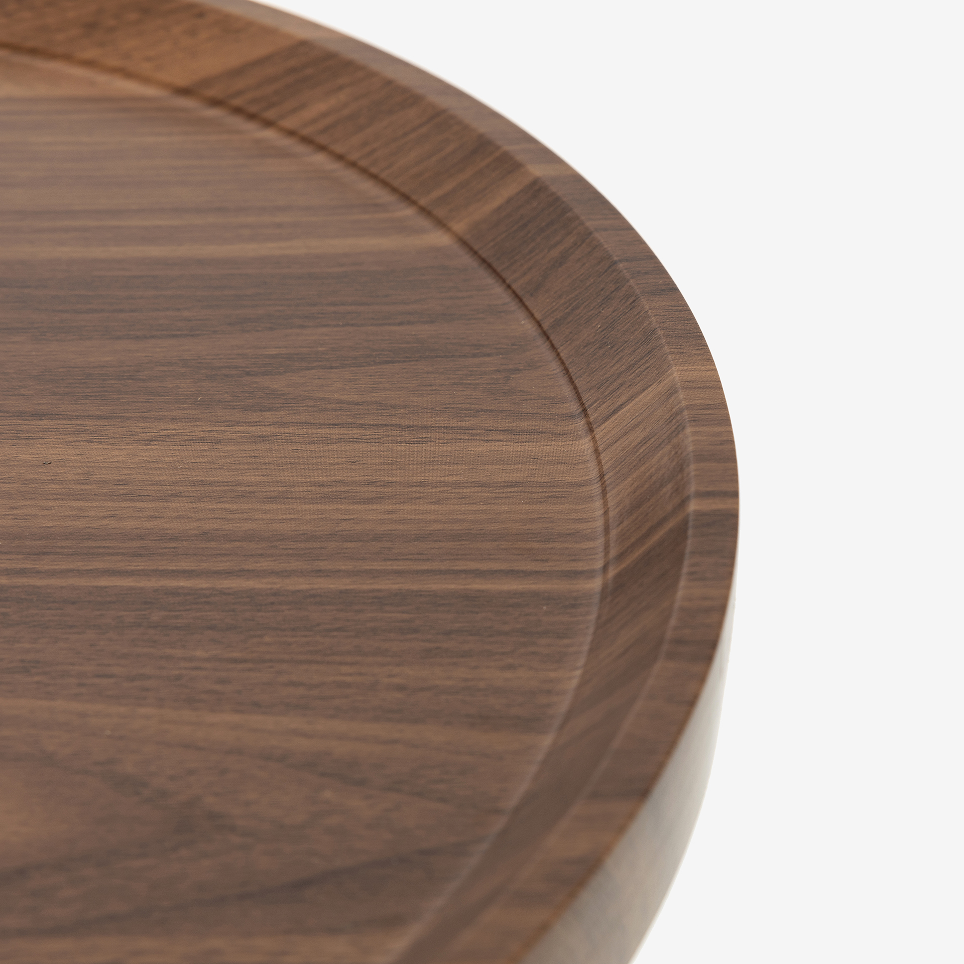 Mesa Auxiliar 13Casa Cesare S03 - Madera Maciza Y Metal, 65x65x38 Cm | Color Roble Y Negro