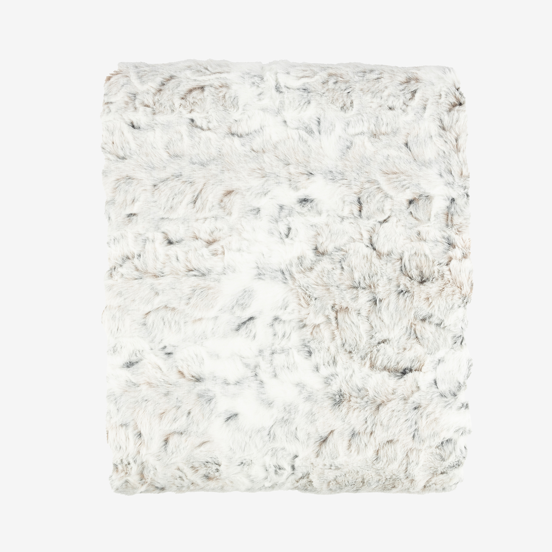 Manta de pelo estampado leopardo de las nieves 130x150cm