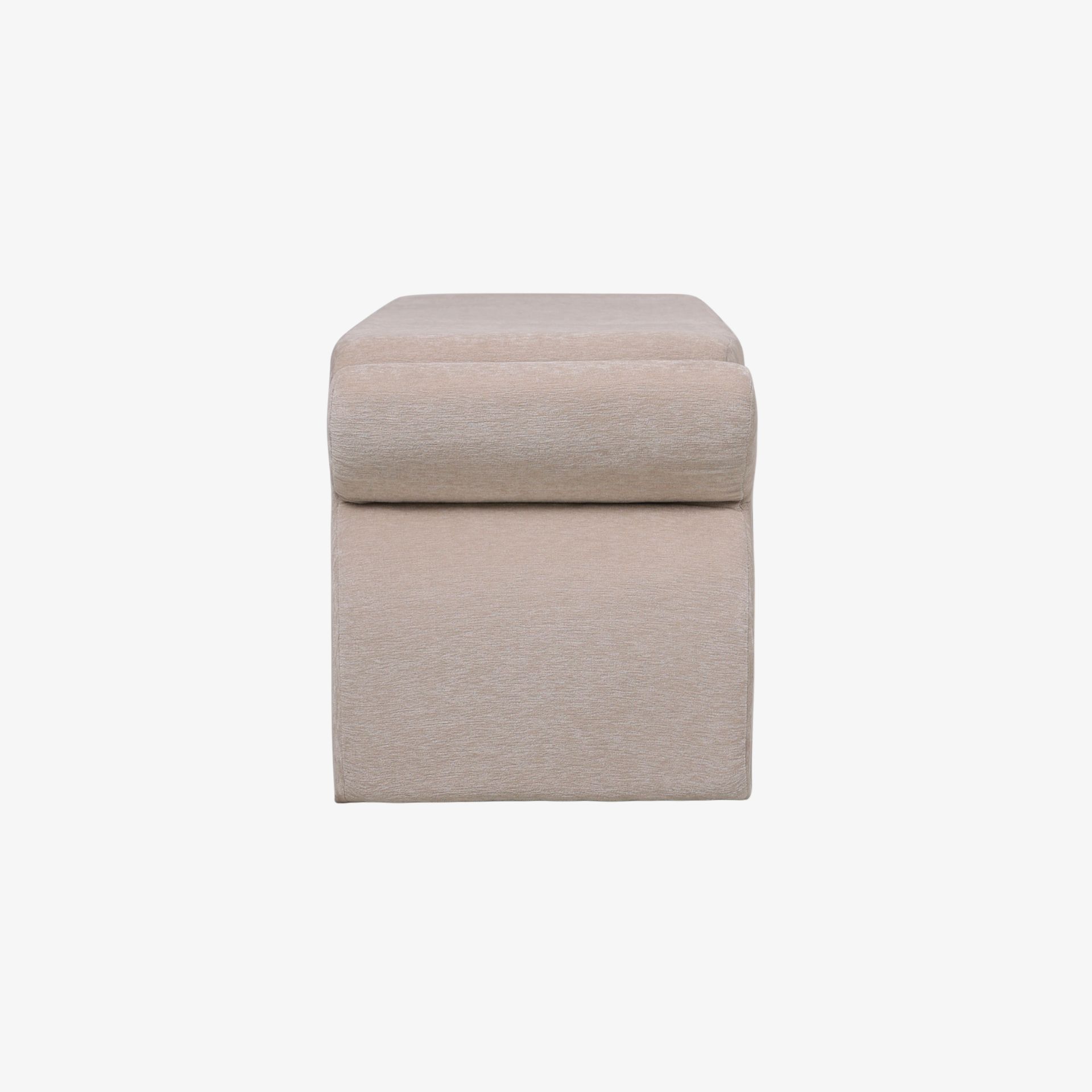 Banco beige Gaspar 112x42x45cm