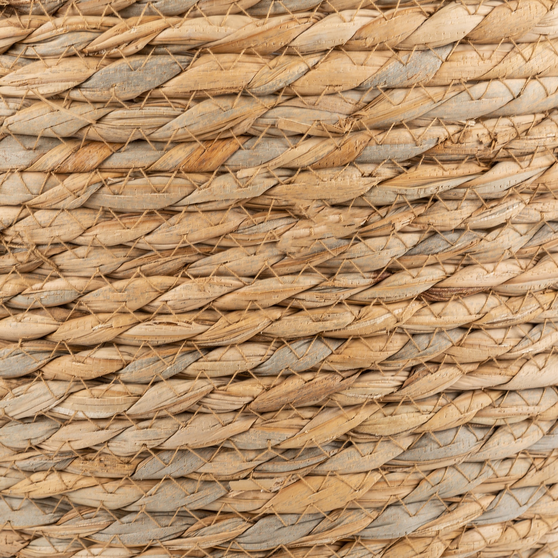 Cesta con asa esparto Magret Ø23x23cm