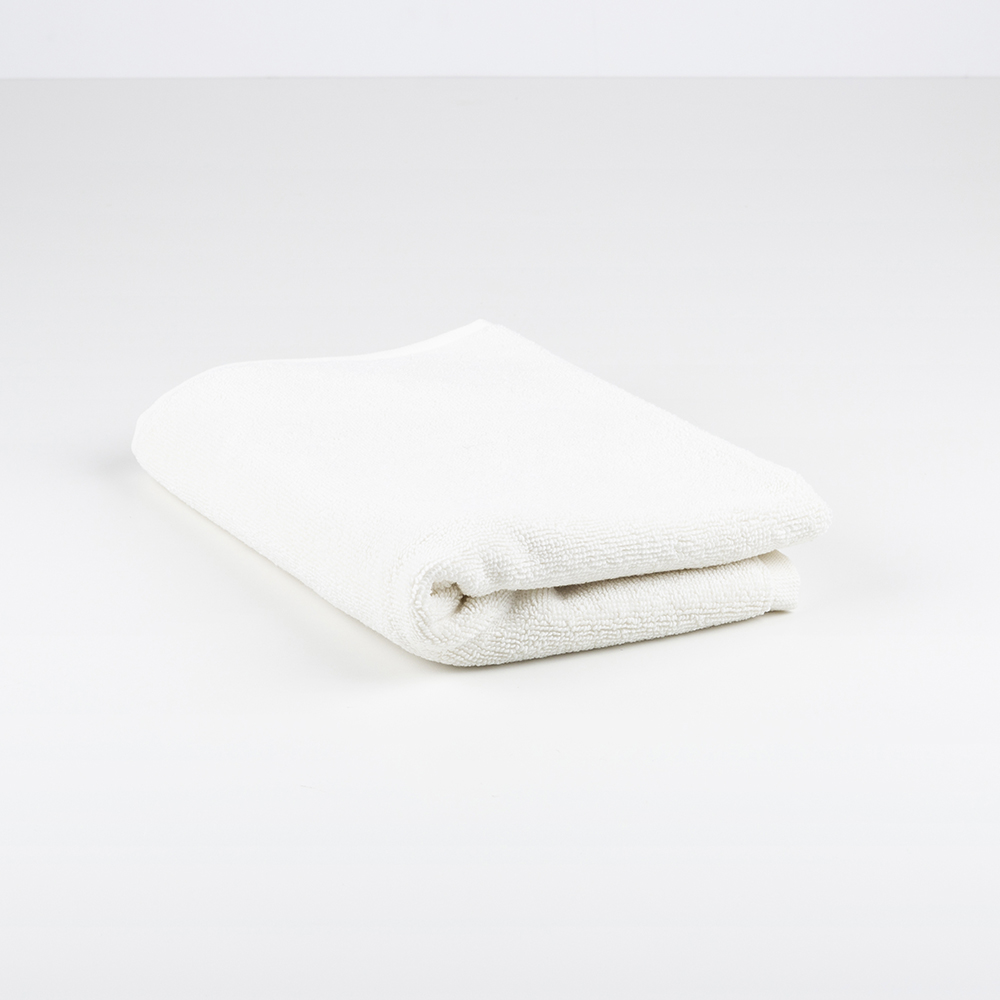 Alfombra de ba&ntilde;o algod&oacute;n Off White 50x70cm