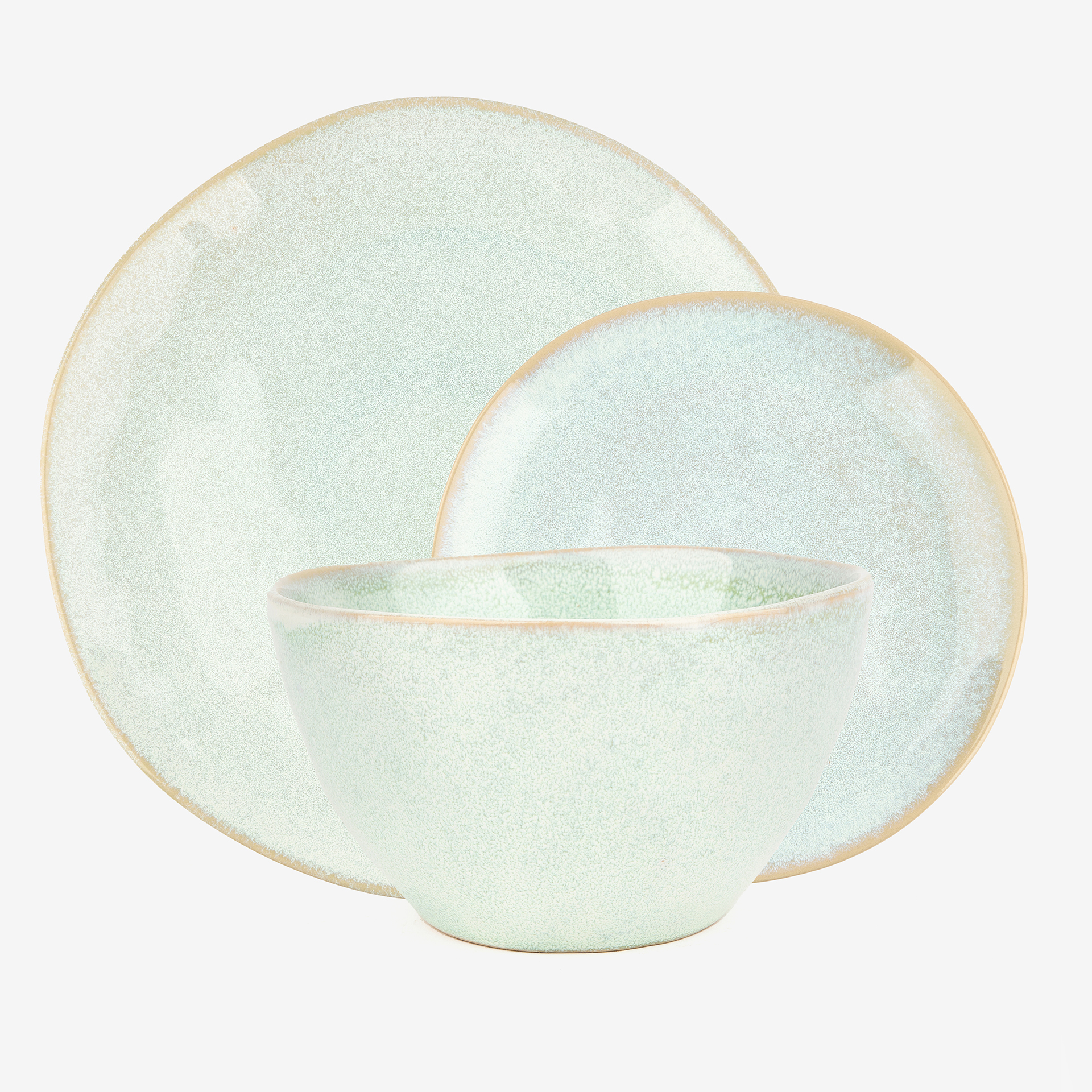 Vajilla de 12 piezas de cerámica Bulnes