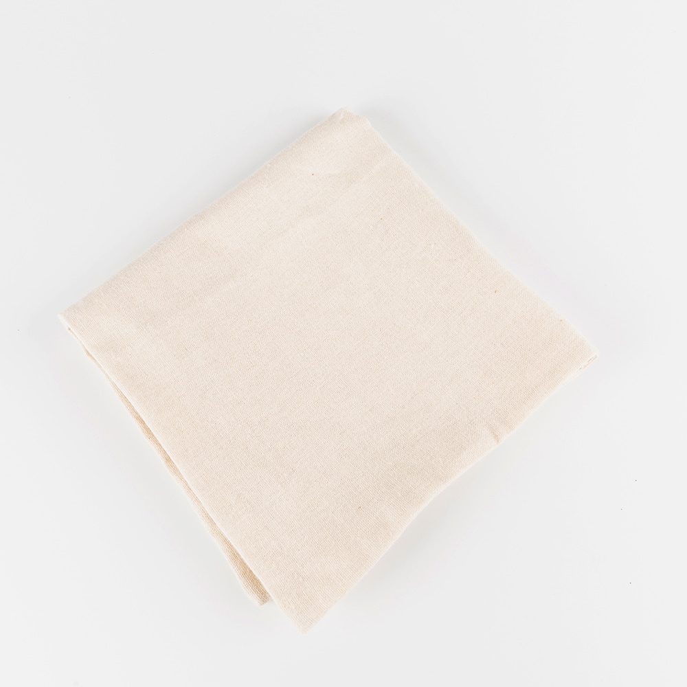 Funda de coj&iacute;n de lino 100% blanco 45x45cm