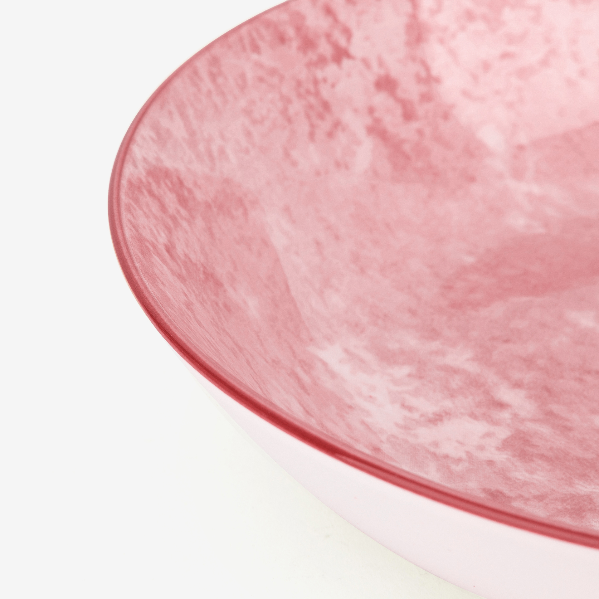 Vajilla de 12 piezas de porcelana rosa Galik