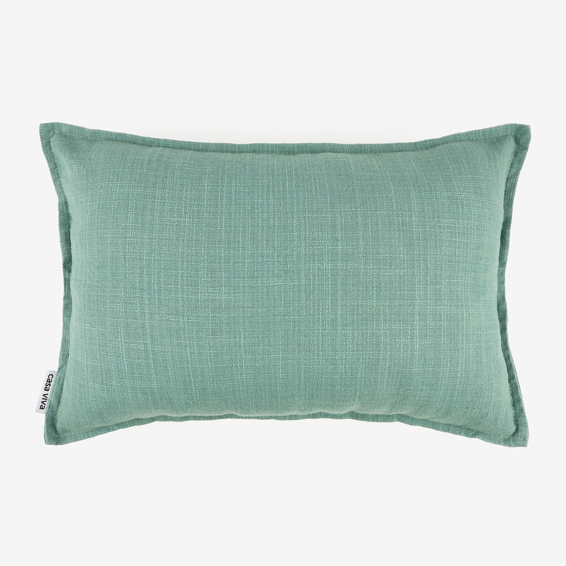 Funda de coj&iacute;n de algod&oacute;n verde Frida 30x45cm