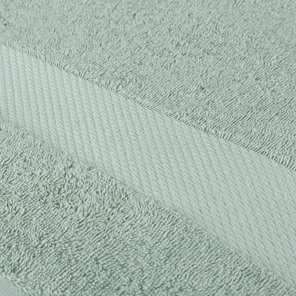 Toalla de ducha de algodón verde agua Vic 70x140cm - 500 gr/m²