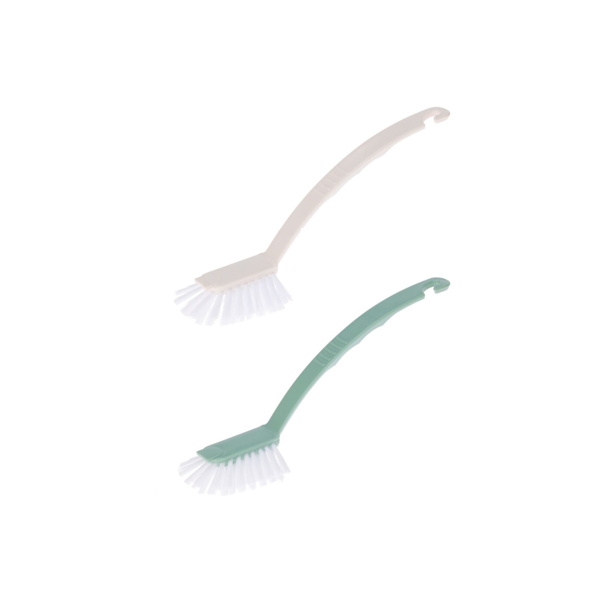 Set de 2 cepillos de limpieza de plástico