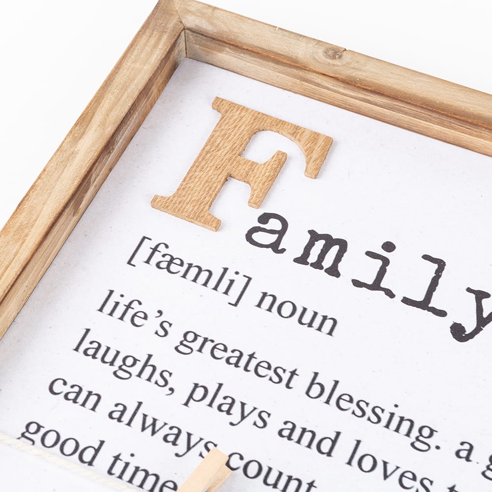 Marco de fotos con pinzas 40x55cm en varios modelos