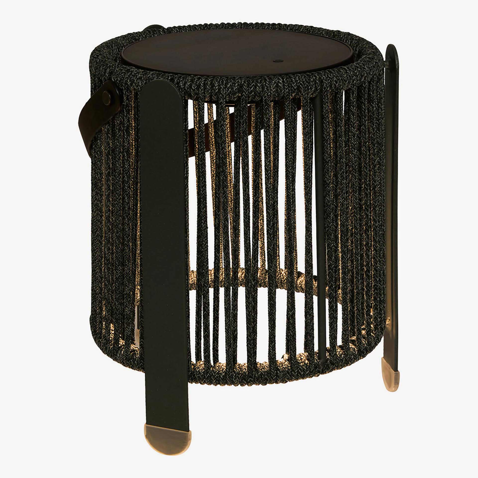 Lampara de mesa solar para jard&iacute;n verde Lynor &Oslash;16x31cm