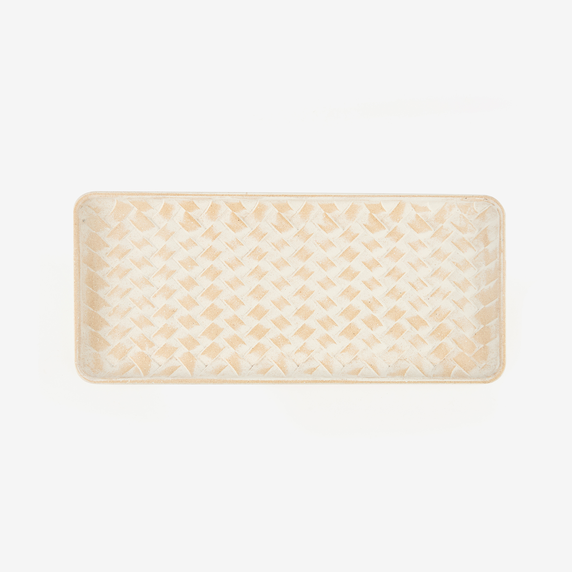 Vaciabolsillos de madera blanco Baikal 