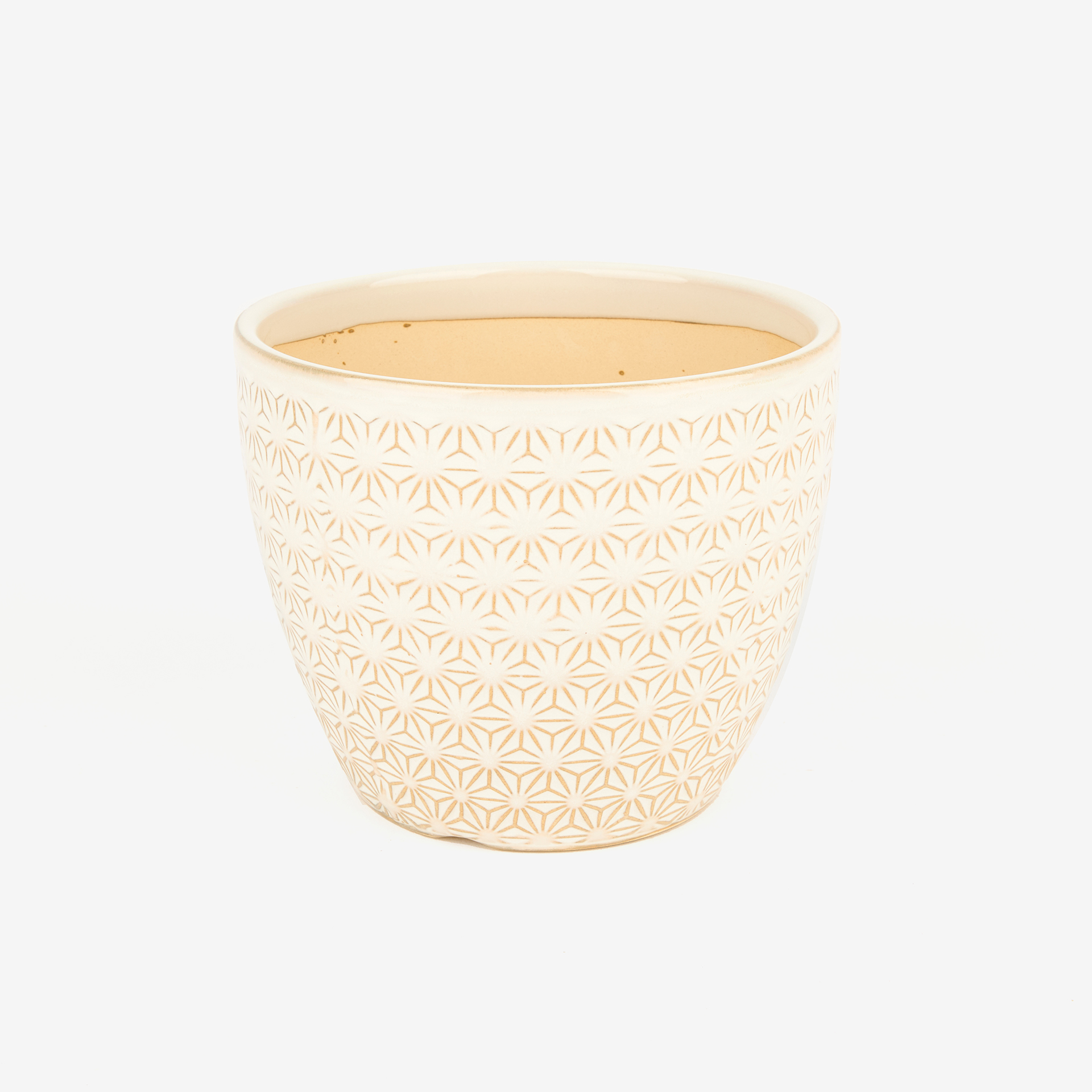 Macetero de gres Maia Ø14x12cm