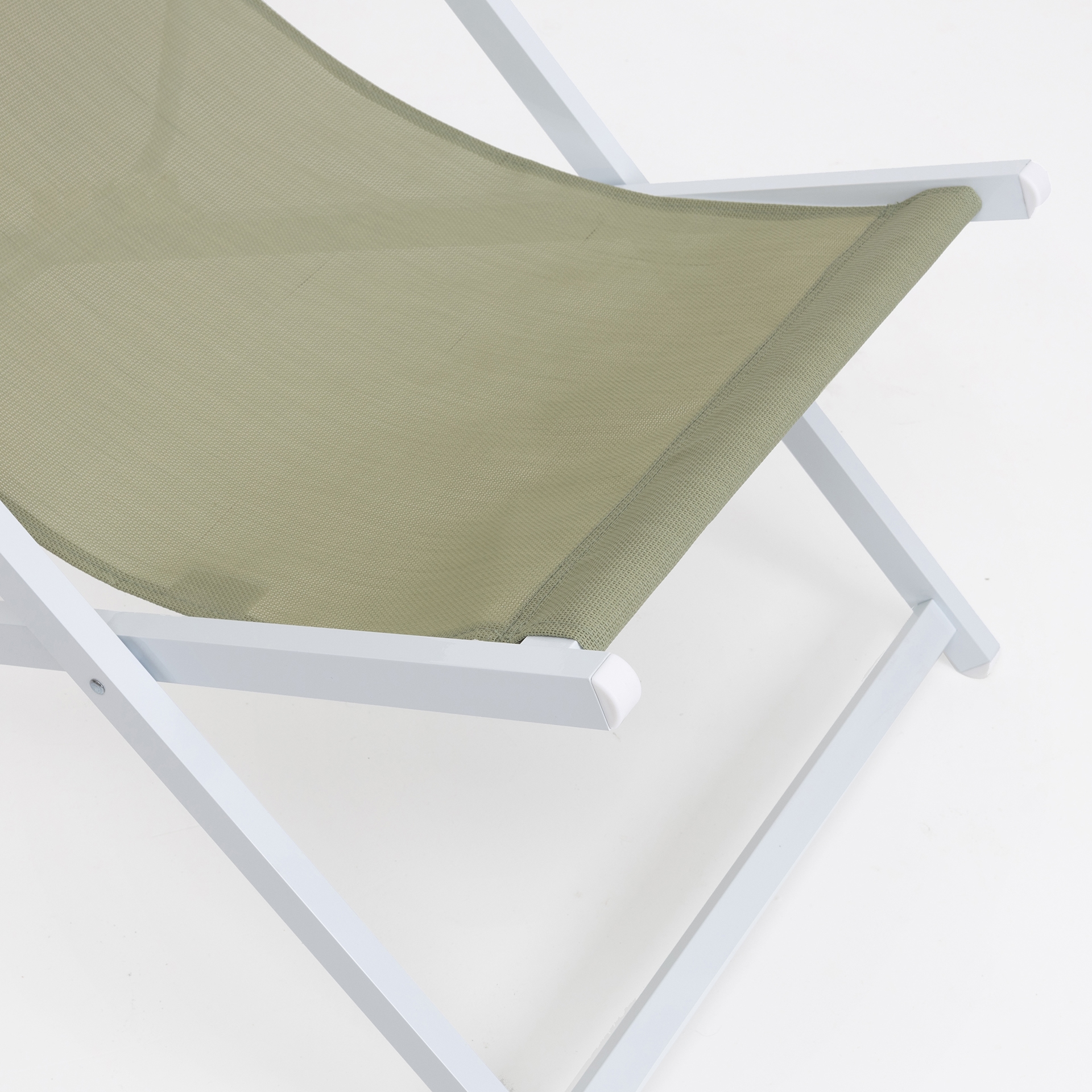 Hamaca de jard&iacute;n verde de aluminio Ereses 101cm