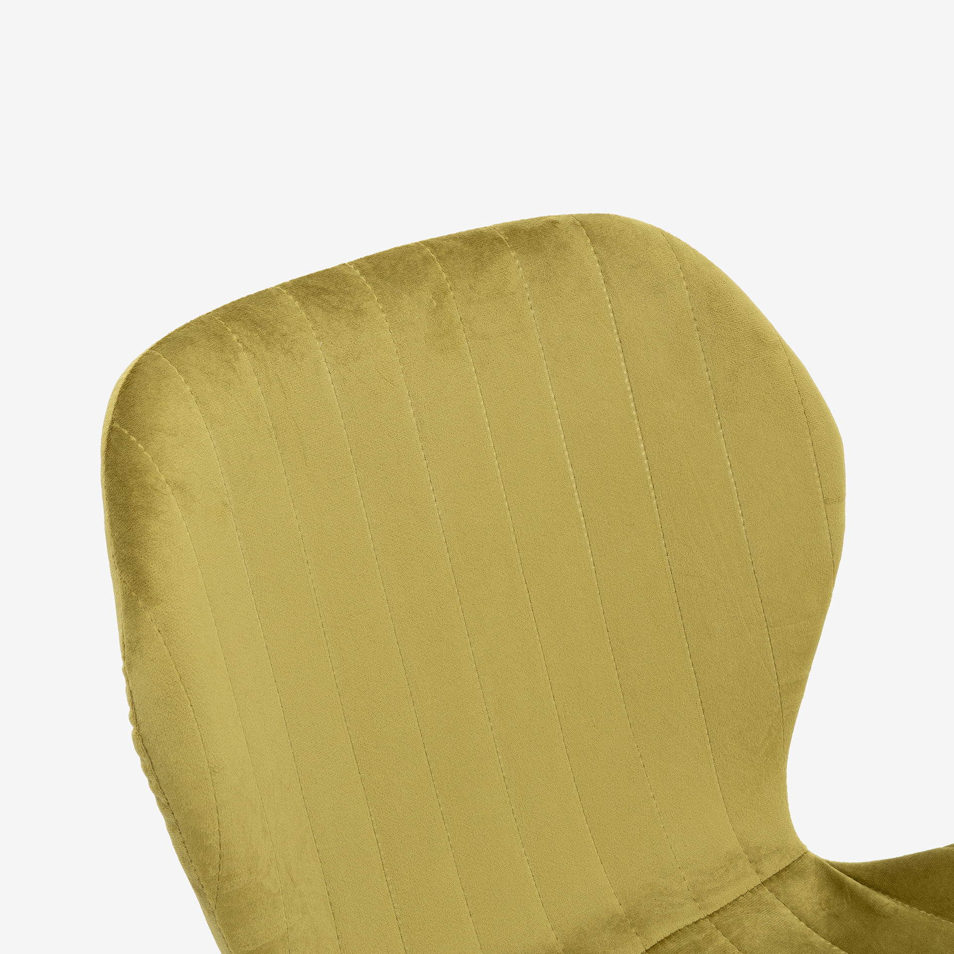 Silla de comedor de terciopelo verde Lydia 54x50x86cm Clau&Chloe