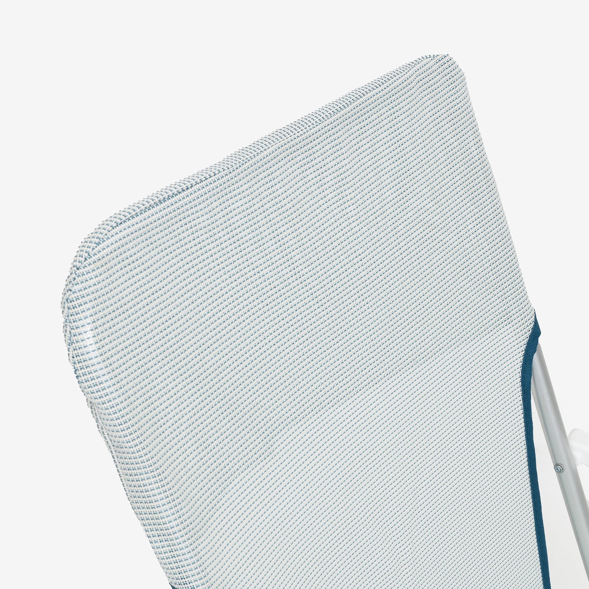 Silla de playa plegable de aluminio azul Medano 40x56x70cm