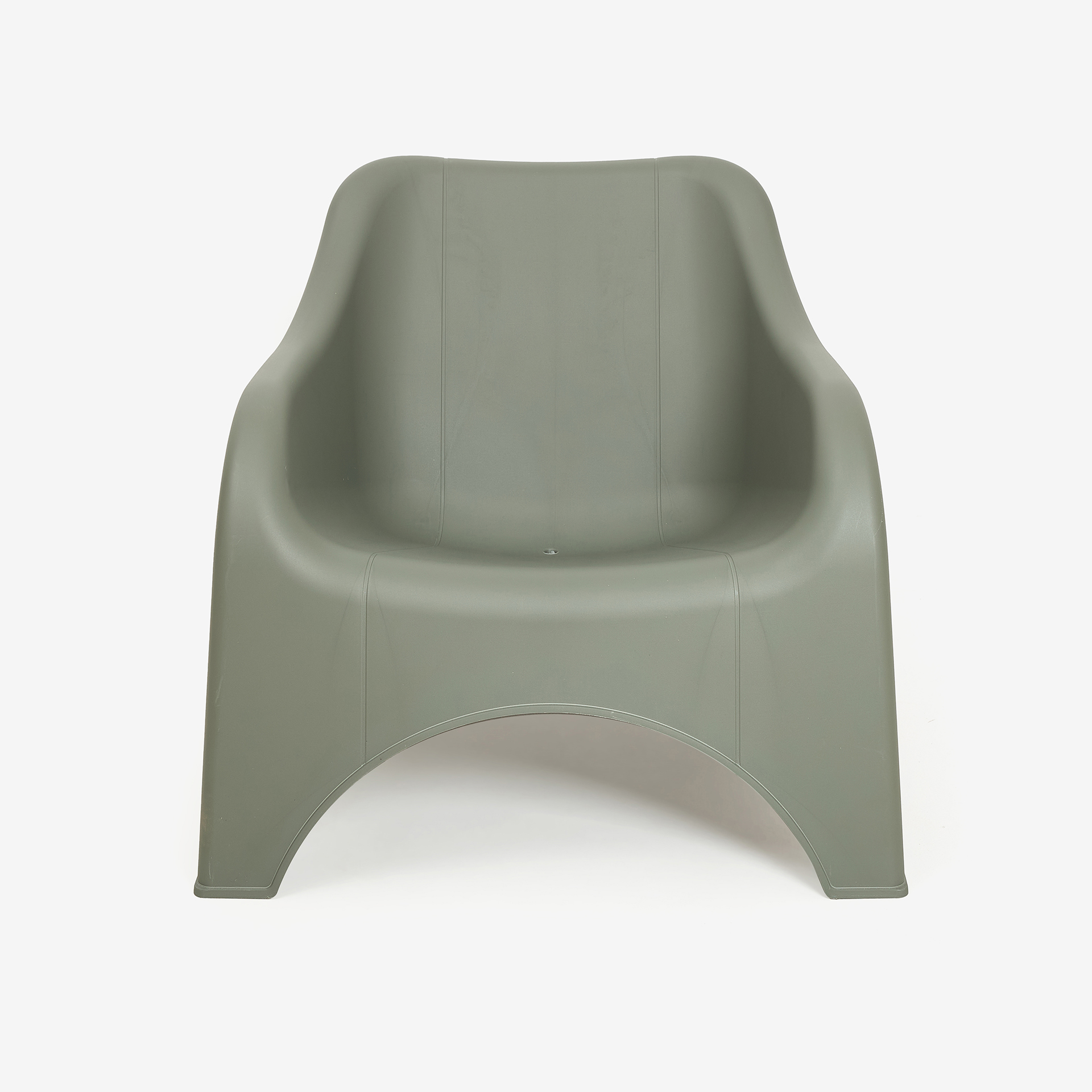Silla de jard&iacute;n apilable de polipropileno verde Patmos 78x71x79cm