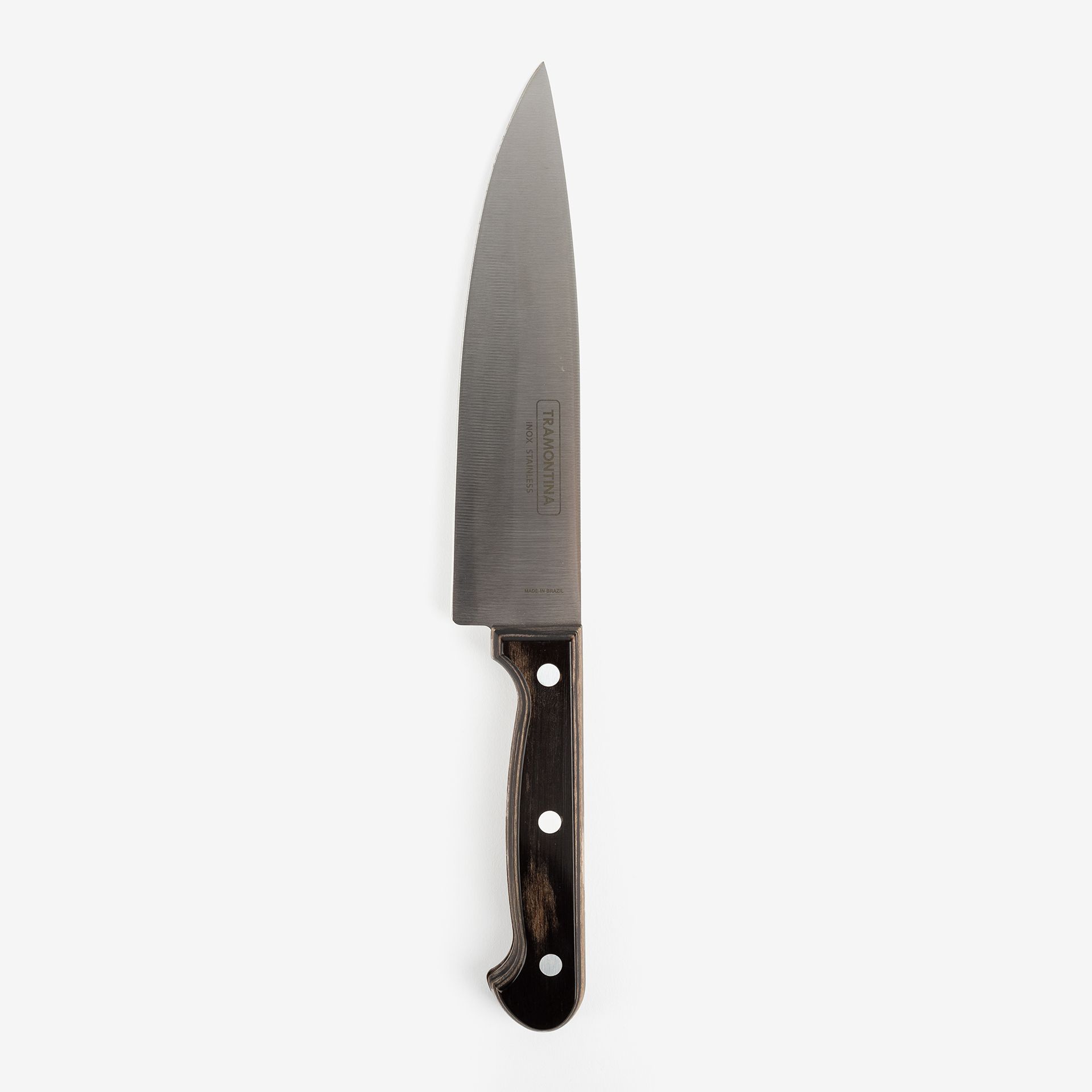 Cuchillo de cocina con mango madera 28cm