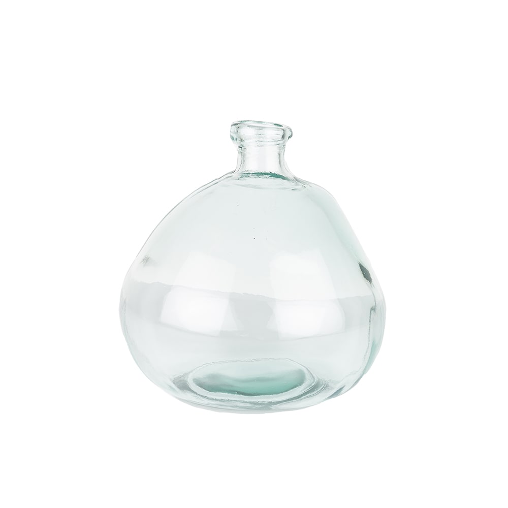 Jarrón de vidrio reciclado Eris Ø20x23cm