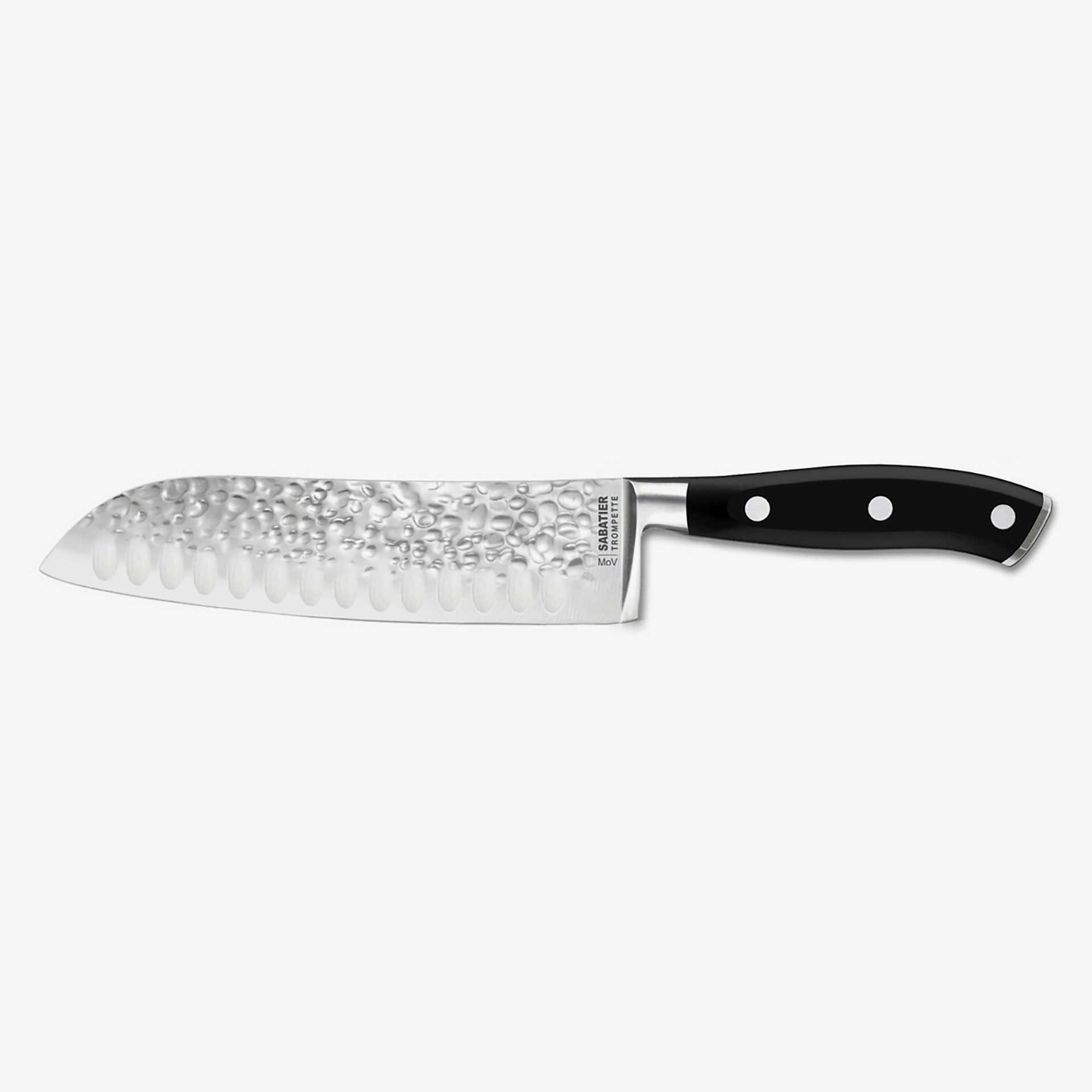 Cuchillo santoku de acero inoxidable Kuro 18cm