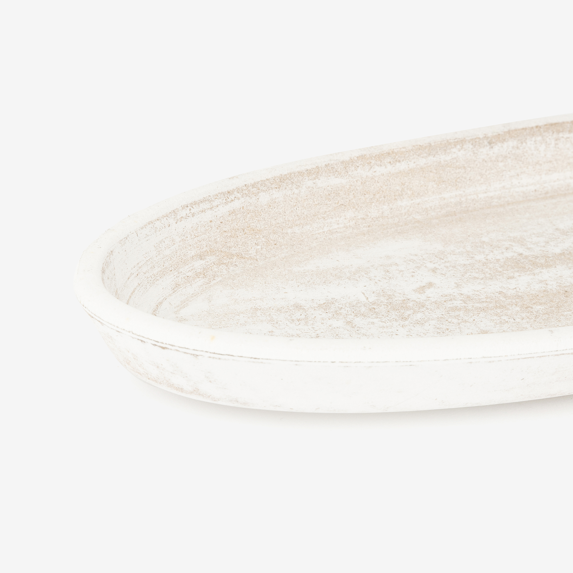 Centro de mesa de madera beige 37x24cm