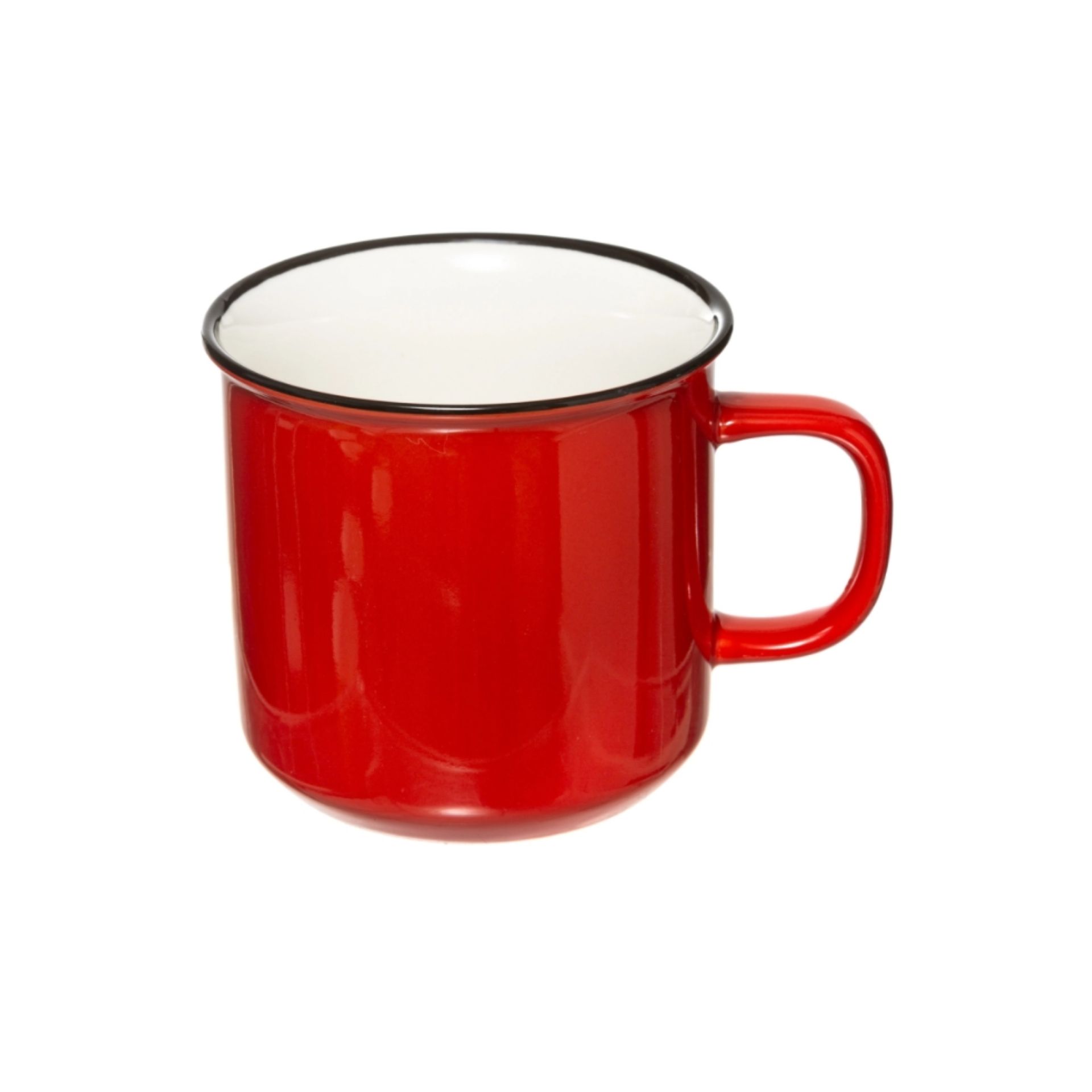 Mug de porcelana gris Alessandro 42cl