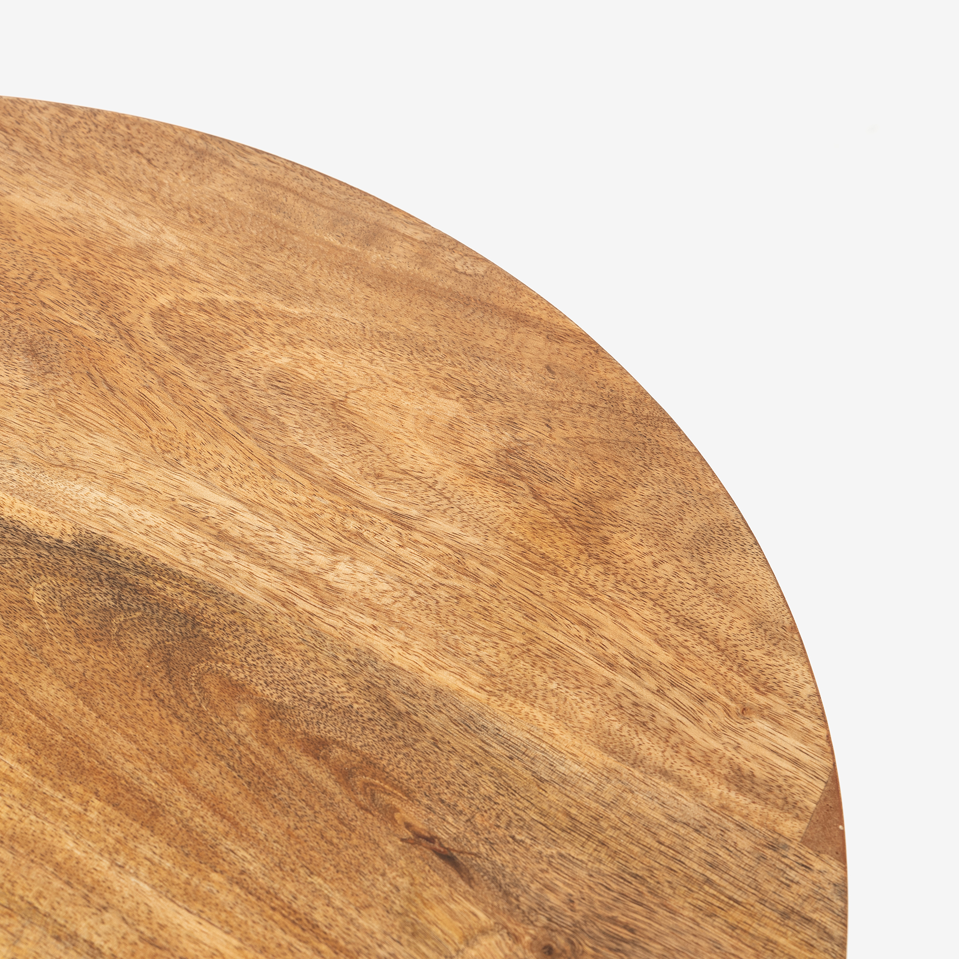 Mesa auxiliar de madera de mango Pisa Ø50x60cm Clau&Chloe