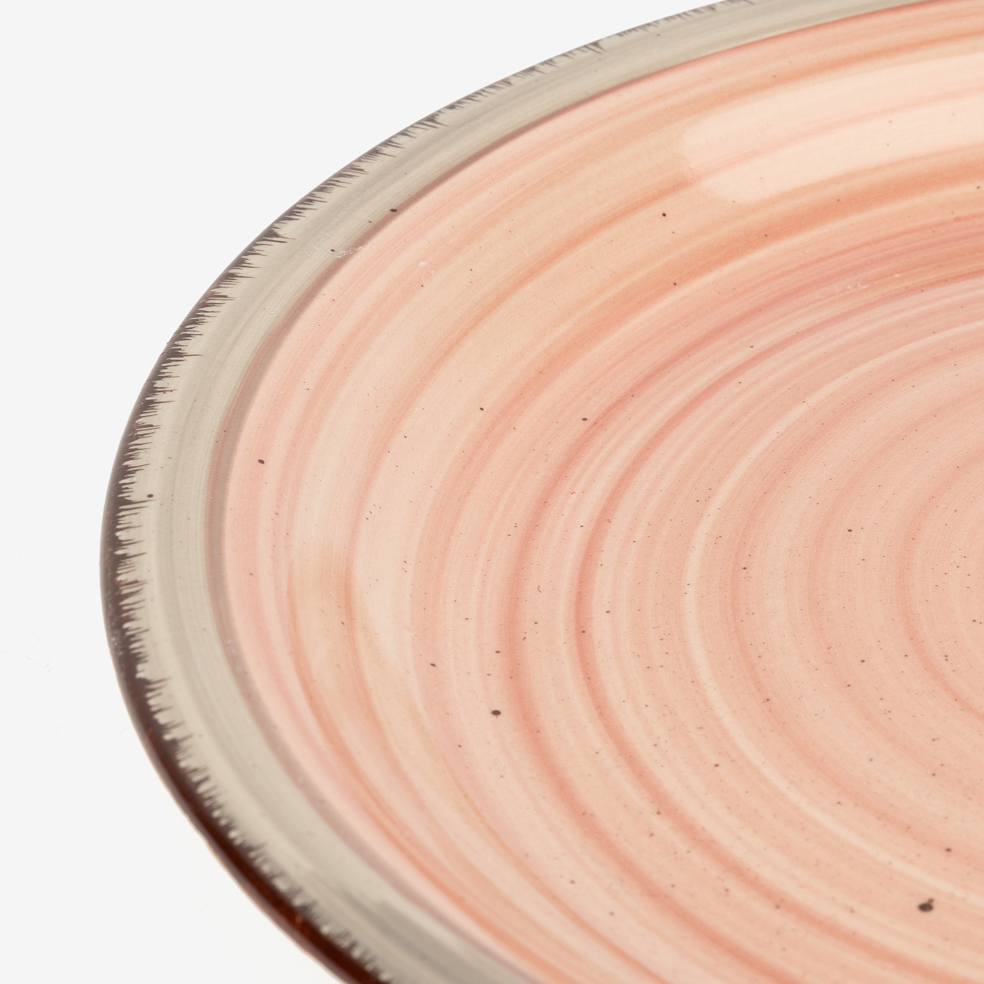 Vajilla de porcelana de 18 piezas rosa Juliett