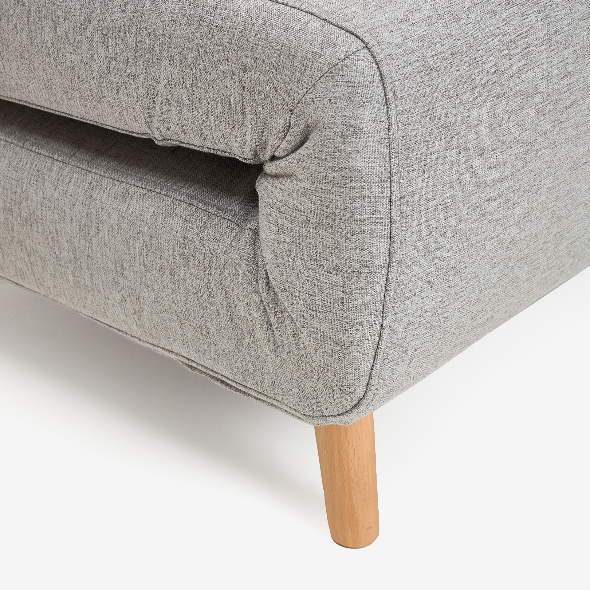 Sofá cama individual gris claro Theo 102x91x82cm