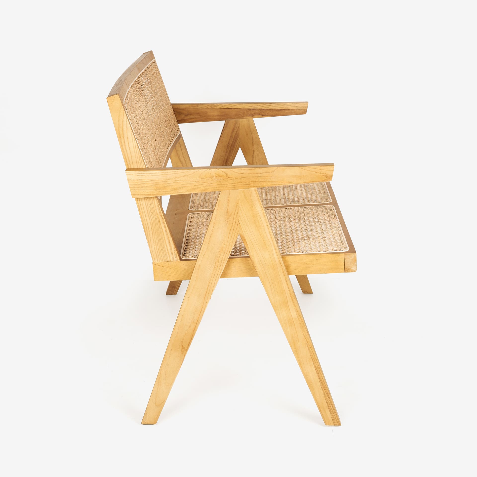 Banco de rat&aacute;n marr&oacute;n claro Elodye Clau&Chloe