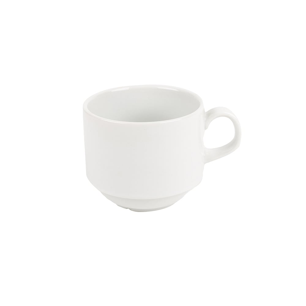 Taza de t&eacute; de porcelana blanca Cantina 25cl
